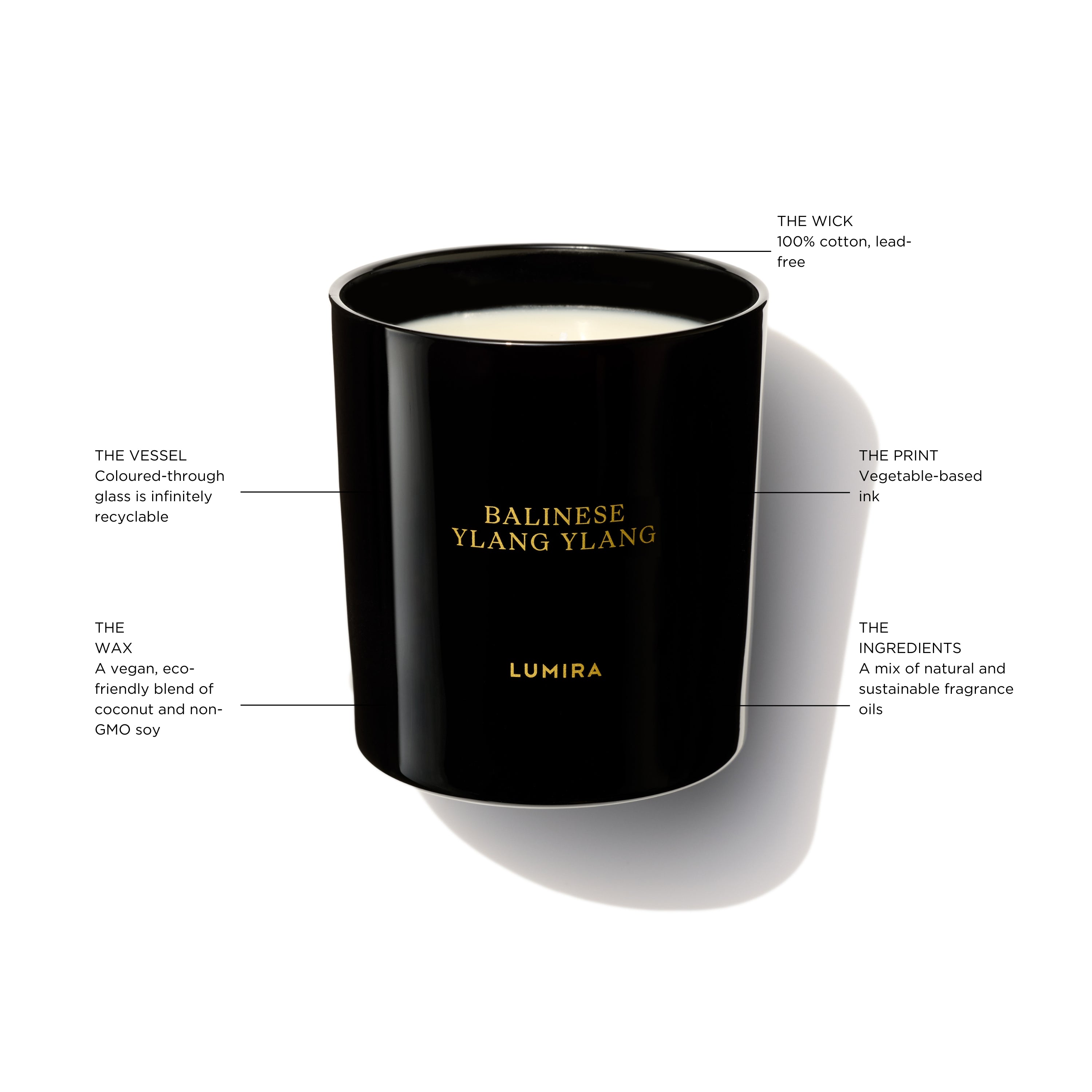 LUMIRA Balinese Ylang Ylang Luxury Candle