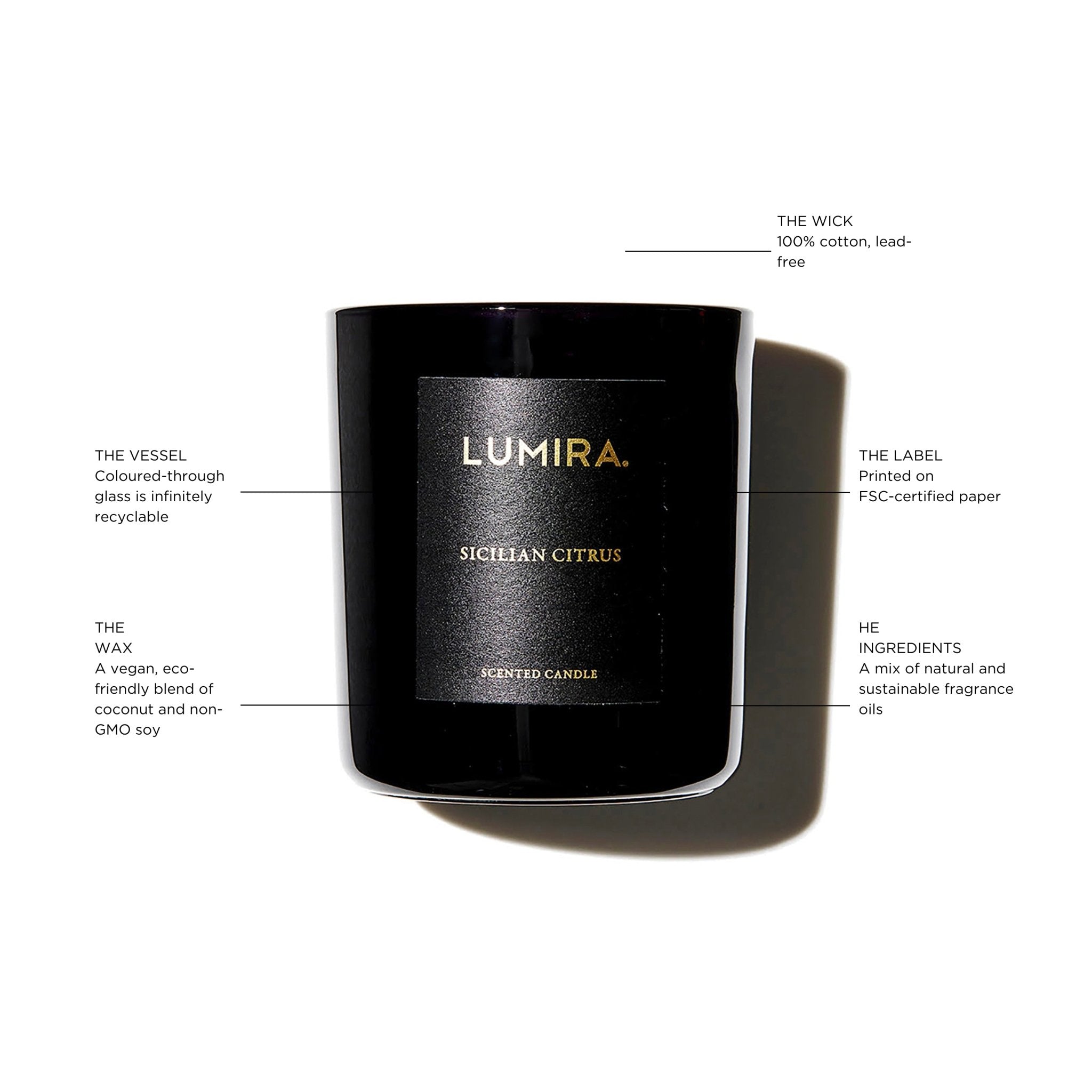 Sicilian Citrus Candle - LUMIRA